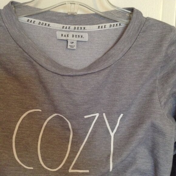 Rae Dunn Women's PJ Pajama Top Cozy Comfy Sleepwear Size SP - Picture 4 of 7